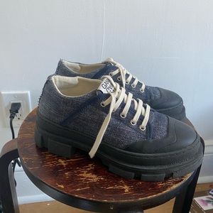 Ganni chunky derby creepers NWOT 37